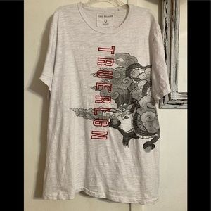 True Religion Short Sleeve “Dragon” Tee-Shirt Sz